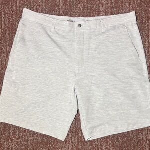 Callaway  Heather Gray Flat Front Shorts 20” golf shorts breathable men’s 38